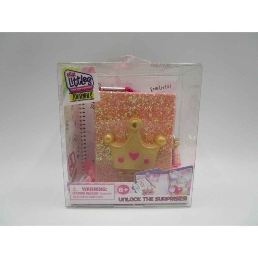 Shopkins Real Littles Princess Secrets Journals 50 Pages Lock & Key 4 Surprises